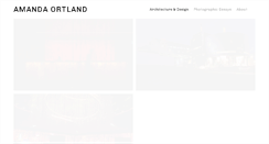 Desktop Screenshot of amandaortland.com